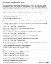 Grow Up Smart - Female Endline Survey Questionnaire