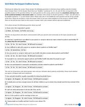 Grow Up Smart - Male Endline Survey Questionnaire