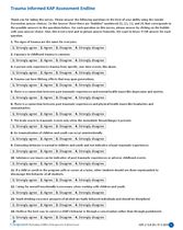 Trauma-Informed Training Endline Survey Questionnaire