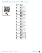 Grow Up Smart - Male Endline Survey Answer Sheet